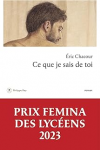Ce que je sais de toi vignette
